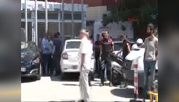 Şehit polisin cenazesi hastaneden alındı