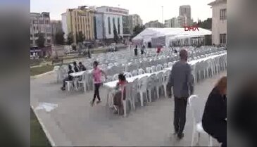 Şanlıurfa'da iftar çadırında şüpheli çanta paniği