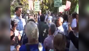 Manisa'da Ensar protestosu