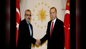 Midyat Belediye Başkanı Nasıroğlu, Cumhurbaşkanlığı Sarayı'nda