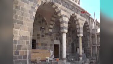 Muş'un simgesi Alaaddin bey cami restore ediliyor