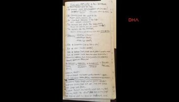 Annesini öldüren kadının hatıra defterindeki dehşet notları mahkemeye sunuldu