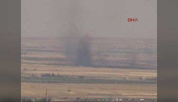 IŞİD hedeflerine, koalisyon uçaklarından hava bombardımanı