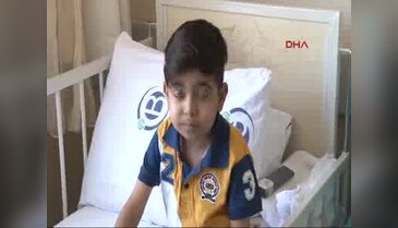 Karne sevincini hastanede yaşadı