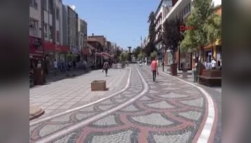 Edirne'de sıcak hava bunalttı