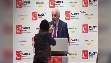 Saadet partisi İstanbul İl Başkanlığı iftarında konuştu