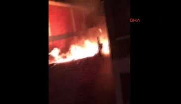 Bayrampaşa'da korkutan yangın
