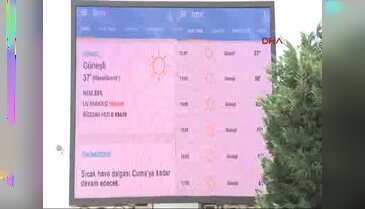 İzmir rekor sıcaklıklarla yandı