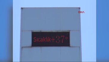 Mersin, Afrika sıcaklarının etkisinde