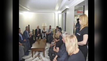 Kılıçdaroğlu Şehit Pilot Üsteğmen Burak Abikebahşi'nin ailesini ziyaret etti