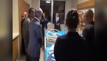 Bitlis'te Vali yaralıları ziyaret etti