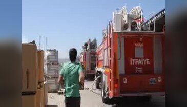 Ayvalık'ta yürekleri ağza getiren yangın