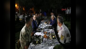 Başbakan Yıldırım: Temelli Jandarma Karakolu'ndaki askerlerle iftar yaptı