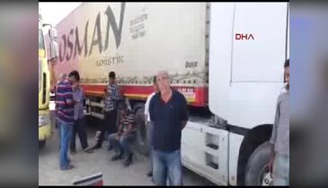 Erzurum Depolarında fazla mazot çıkan 22 TIR, İran sınırında kaldı
