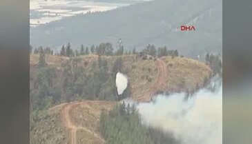 Kumluca'daki orman yangını büyüyor