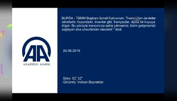 TBMM Başkanı'ndan Bursa Valisi'ne ziyaret