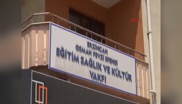 Erzincan'da 'paralel yapı' operasyonunda vakıfta arama