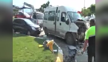 Başkanın eşi ve 2 çocuğu kazada yaralandı