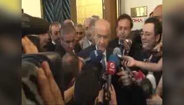 MHP lideri Bahçeli, grup toplantısının ardından gazetecilerin sorularını yanıtladı