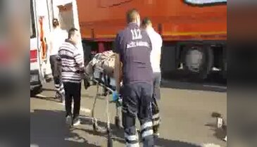 Turgutlu'da cenazeden dönen sürücünün çarptığı yaya yaralandı