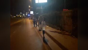 Patlamanın ardından Atatürk Havalimanı'nın önünden görüntüler!
