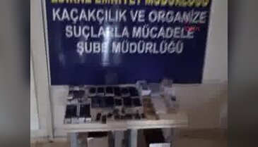 Edirne'de kaçak cep telefonu operasyonu