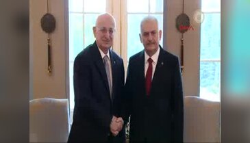 Başbakan Yıldırım, Meclis Başkanı Kahraman ile görüştü
