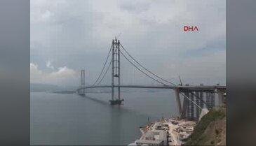 Kocaeli Osmangazi Köprüsü, açılışa hazır