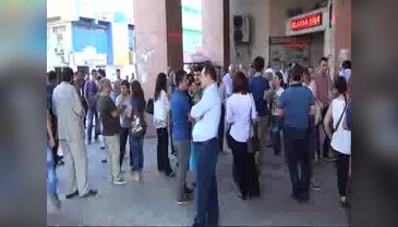 Lice ve Cudi'deki orman yangını Şanlıurfa'da protesto edildi