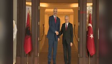 Başbakan, Yıldırım Arnavutluk Başbakanı Edi Rama ili baş başa görüştü