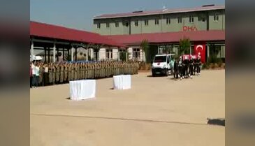 Mardin Derik şehitleri için tören düzenlendi - 1