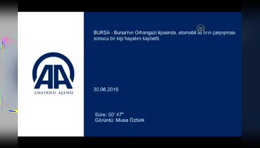 Bursa'da otomobil ile tır çarpıştı: 1 ölü