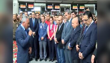 Terör kurbanları için Havalimanı'nda tören - 1