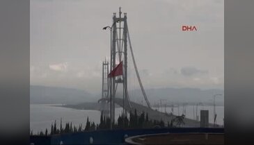 Osmangazi Köprüsü'nden ilk görüntüler