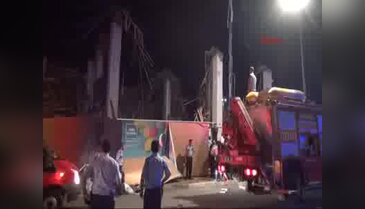 AVM'nin ek bina inşaatında göçük: 1'i ağır, 6 yaralı