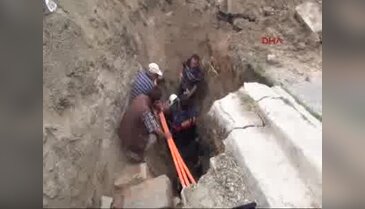 Kütahya'da göçük altında kalan işçi öldü