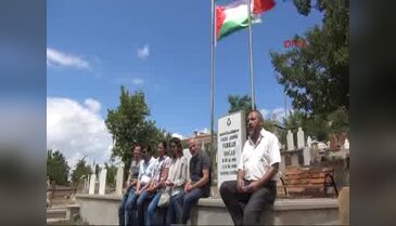 Furkan Doğan'ın kabri başında İsrail anlaşması protestosu