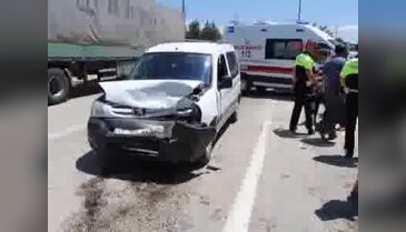 Burdur'da trafik kazaları: 5 yaralı