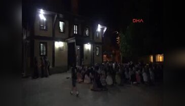 Keşan'da Sakal-ı Şerif izdihamı