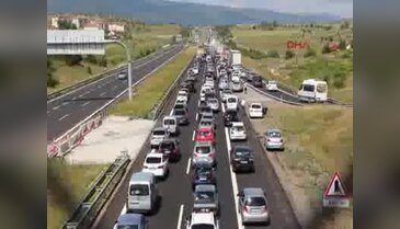 Bolu'da Bayram trafiği