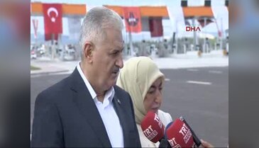 Başbakan Binali Yıldırım, Osmangazi  Köprüsü'nde soruları yanıtladı - 1