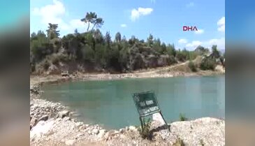 Serik'te gölete giren iki kuzenden biri boğuldu
