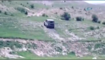 Uyanık sürücü böyle arazi oldu