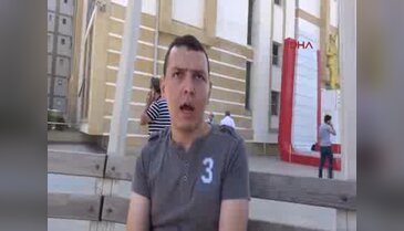 Yoldaki ağaçlar sulanırken gelen facia