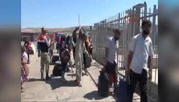 Suriye'ye bayramlaşmaya gidenlerin sayısı 41 bini buldu