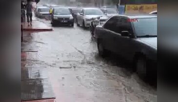 Burdur'da yaz yağmuru