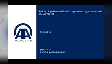 Ulucami'de bayram namazı