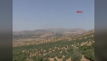Şemdinli kırsalındaki PKK hedefleri böyle vuruldu