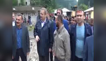 Trabzon Salıpazarı'nda sel ve heyelan - 2