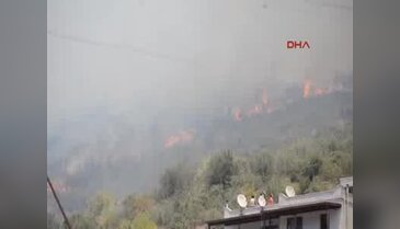 Bodrum'da korkutan yangın - 2